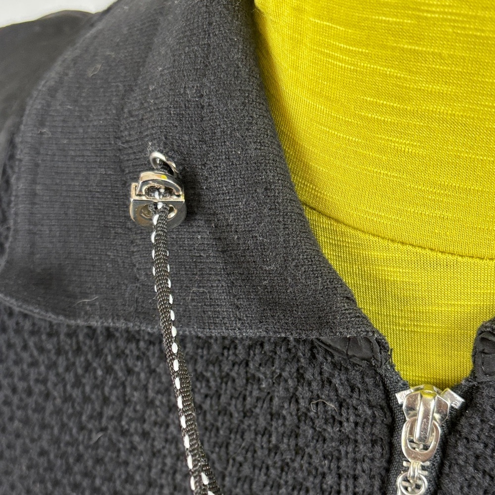 Skovhuus Black knit zippered vest with silver hardware- like size M- - Picture 9 of 10